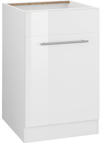 Wiho-K&uuml;chen Sp&uuml;lenschrank WIHO K&Uuml;CHEN "Unna", wei&szlig; (front und korpus: wei&szlig;), B:50cm H:82cm T:57cm, Schr&auml;nke, Sp&uuml;lenschrank, 50 cm breit, ohne Arbeitsplatte