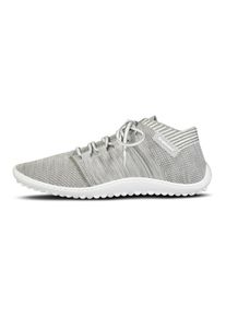 Barfu&szlig;schuh Leguano "BEAT", Herren, Gr. 47, grau (hellgrau, meliert), Textil, Schuhe Barfu&szlig;schuh, Freizeitschuh, Halbschuh, Schn&uuml;rschuh f&uuml;r Maschinenw&auml;sche geeignet