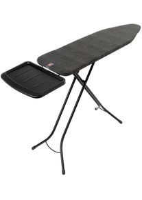 B&uuml;gelbrett Brabantia "B&uuml;geltisch B, 124 x 38 cm, Dst-Ablage Solide", blau (denim schwarz), B:48cm T:75cm, B&uuml;gelbretter, B&uuml;gelbrett, Fairtrade-zertifiziert