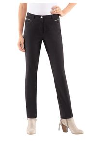 Thermohose Stehmann, Damen, Gr. 21, Kurzgr&ouml;&szlig;en, grau (grafit, meliert), 47% Polyester, 26% Viskose, 23% Polyamid, 4% Elasthan, unifarben, lang, Hosen Thermohose