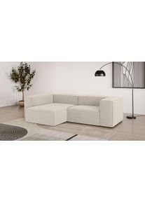 Ecksofa OTTO HOME "HAILY L-Form links/rechts, Modularsofa, Sitztiefe 70/130 cm", beige (hellbeige), B:260cm H:72cm T:160cm, 100% Polyester, Sofas, Ecksofa, als Modul oder separat verwendbar, f&uuml;r individuelle Zusammenstellung