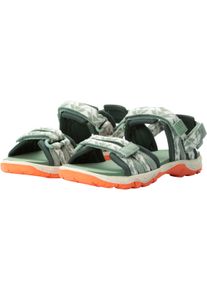 Sandale Jack Wolfskin "2 IN 1 SANDAL K", M&auml;dchen, Gr. 30, gr&uuml;n (mint), Textil, Schuhe Sandale