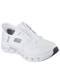 Slip-On Sneaker Skechers "GLIDE-STEP PRO", Damen, Gr. 37, wei&szlig; (wht), Textil, Schuhe Slip-On Sneaker, Slipper, Freizeitschuh mit komfortabler Heel Pillow Funktion, Topseller