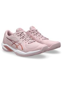 Tennisschuh asics "SOLUTION SWIFT FF 2 CLAY", Damen, Gr. 37,5, morganite, rose rouge, Textil, Schuhe Tennisschuh, Sandplatzschuhe f&uuml;r Aschepl&auml;tze