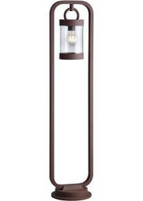 Au&szlig;en-Stehlampe Trio LEUCHTEN "Sambesi", braun (rostbraun), B:23cm H:100cm L:21cm, Leuchten, Au&szlig;en-Stehlampe