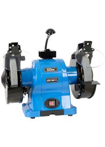 G&uuml;de Doppelschleifer G&Uuml;DE "&raquo;GDS 200.1 L&laquo;", blau (blau, schwarz), B:41cm H:33cm T:31cm, Schleifmaschinen, Doppelschleifer