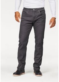 MAN'S WORLD Dehnbund-Hose MAN'S WORLD, Herren, Gr. 66, U + N + S Gr, grau (dunkelgrau), Obermaterial: 98% Baumwolle, 2% Elasthan, unifarben, bequem lang, Hosen Dehnbund-Hose, Stretch - bequem mit seitlichem Gummizug, Topseller