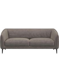 2,5-Sitzer FLEXLUX "Belle Designsofa, Couch, bequem durch Kaltschaum im Sitz", braun (taupe braun), B:188cm H:74cm T:89cm, 85% Polyester/15%Polyamide, Sofas, 2 5-Sitzer, Skandinavisches Design, In hochwertiger Verarbeitung