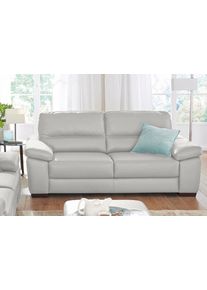 2-Sitzer Calia italia "Gaia, hochwertiges Ledersofa mit erstklassigem Sitzkomfort", braun (tortora), B:177cm H:92cm T:97cm, Leder SORRENTO - 100% Leder;Leder BULL - 100% Leder, Sofas, 2-Sitzer, edles Design, in zwei hochwertigen Lederqualit&auml;ten