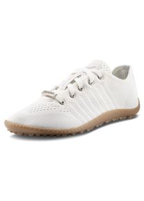 Barfu&szlig;schuh Leguano "GO", Herren, Gr. 45, beige (natur), Textil, Schuhe Barfu&szlig;schuh, Freizeitschuh, Halbschuh, Schn&uuml;rer mit 360 Grad Halbkugelsohle