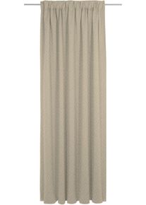 Vorhang Adam "Urban Cactus" Gr. 2, braun (hellbraun), B:142cm H:175cm, Jacquard, Baumwolle, Gardinen, Vorhang, aus 100% Bio-Baumwolle