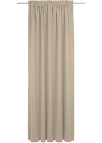 Vorhang Adam "Urban Cactus" Gr. 1, braun (hellbraun), B:142cm H:145cm, Jacquard, Baumwolle, Gardinen, Vorhang, aus 100% Bio-Baumwolle