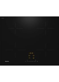Miele Induktions-Kochfeld "KM 7361 FL", schwarz, B:62cm H:5,3cm T:52cm, Kochfelder, Mit 4 einzelnen Kochzonen zum g&uuml;nstigen Einstiegspreis, Induktions-Kochfeld