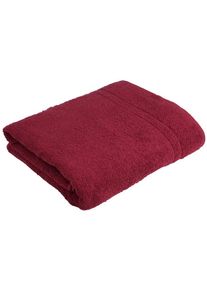 WEWO-Fashion Saunatuch WEWO FASHION "9518ST", rot (rubin), B:80cm L:200cm, Frottee, Frottier, Handt&uuml;cher, Saunatuch, saugstark