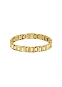 Gliederarmband BOSS "CANDOR JEWELRY", gold (gelbgoldfarben), Armb&auml;nder, Damen, 19cm, Edelstahl, Gliederarmband