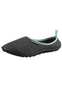 Barfu&szlig;schuh Leguano "ACASA", Damen, Gr. 38, bunt (anthrazit, mint), Textil, meliert, Schuhe Barfu&szlig;schuh, Bequemschuh, Hausschuh, Clog f&uuml;r volle Bewegungsfreiheit