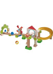 Kugelbahn-Bausatz Haba "Kullerb&uuml; - Windradbahn", bunt, Kugelbahnen, Baby&Oslash;:5cm, Holz, Kunststoff, Kugelbahn-Bausatz, Made in Germany, &Oslash;:5cm