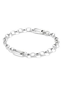 Charm-Armband Thomas Sabo "Charm Club Connect: mit einem Connect Link" Gr. 19, silber (silberfarben), Armb&auml;nder, Damen, 19, Silber 925 (recycelt), Charm-Armband