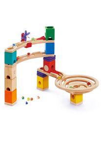 Kugelbahn-Bausatz HAPE "Endspurt", bunt, Kugelbahnen, BabyB:54cm H:33cm T:20cm, Holz, Kugelbahn-Bausatz, B:54cm H:33cm T:20cm