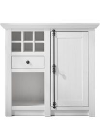 Highboard Home Affaire "California", wei&szlig; (pinie wei&szlig;), B:108cm H:100cm T:45cm, Sideboards, Highboard, Breite 105 cm