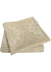 Stoffserviette Adam "Romantic Puligny Light" Gr. 1, beige, B:30cm L:30cm, Obermaterial: 100% Baumwolle, Servietten, Stoffserviette