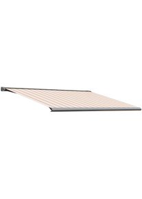 Kassettenmarkise Wismar "S-Compact", bunt (beige, hellbraun), B:550cm H:19cm, Polyacryl, Markisen, Kassettenmarkise