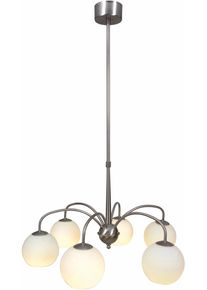 N&auml;ve N&Auml;VE Pendelleuchte "CROWN", bunt (silberfarben, wei&szlig;), 6, &Oslash; 13cm H: 100cm, Leuchten, H&auml;ngeleuchte, H&auml;ngelampe, Pendelleuchte