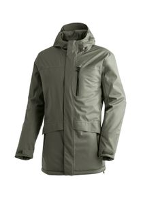 Winterjacke Maier Sports "Peyor long", Herren, Gr. 66, gr&uuml;n (tannengr&uuml;n), 100% Polyester, Jacken Winterjacke, warme Herren Regenjacke, wattierter Parka, wasserdicht + atmungsaktiv