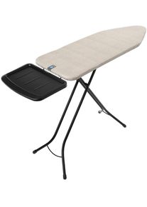 B&uuml;gelbrett Brabantia "B&uuml;geltisch C, 124 x 45 cm, Dst-Ablage Solide", denim grau, schwarz, B:48cm T:75cm, B&uuml;gelbretter, B&uuml;gelbrett, Fairtrade-zertifiziert