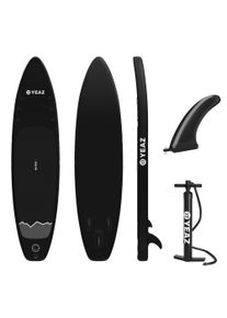 Inflatable SUP-Board YEAZ "SUP Board NELIO - EXOTRACE -", schwarz, Wassersportboards, Inflatable SUP-Board
