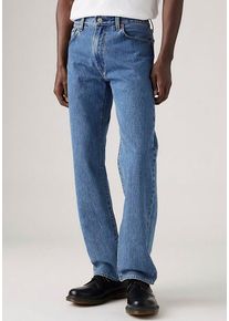 Levi's 5-Pocket-Jeans LEVI'S "555 RELAXED STRAIGHT", Herren, Gr. 36, L&auml;nge 32, blau (blau essentials), Denim/Jeans, Obermaterial: 100% Baumwolle, relaxed fit, Jeans 5-Pocket-Jeans