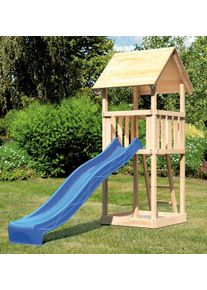 Spielturm Konifera "Rosie 2", beige (natur), Spielt&uuml;rme, KinderB:107cm H:291cm T:107cm, Holzwerkstoff, Spielturm, BxTxH: 107x107x291 cm, B:107cm H:291cm T:107cm