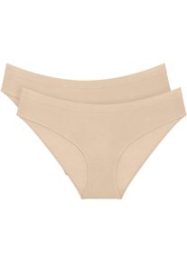 Midislip Triumph "Sense of Modal", Damen, Gr. L, beige, Single Jersey, Obermaterial: 87% Modal, 13% Elasthan, k&ouml;rpernah, Unterhosen Midislip, softes Modal, klassischer Stil, bequeme Passform, nahtloser Look