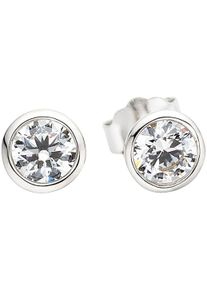 Paar Ohrstecker "Schmuck Geschenk Ohrschmuck Ohrringe", silber (silberfarben, kristallwei&szlig;, kristallwei&szlig;), ANISTON JEWELRY & WATCHES, Ohrringe, Damen, 5,8mm, Silber 925 (Sterlingsilber), Paar Ohrstecker, mit Zirkonia (synth.)