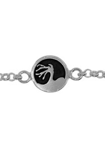 Armband OSTSEE-SCHMUCK "- Windfl&uuml;chter 10 mm - Silber 925/000 -" Gr. 19, wei&szlig;, Armb&auml;nder, Damen, Silber 925 (Sterlingsilber), Armband