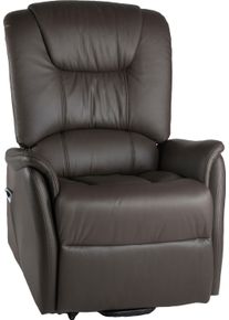 TV-Sessel Duo Collection "Messina XXL bis 150 kg belastbar, mit elektrischer Aufstehhilfe", braun, B:84cm H:115cm T:94cm, NaturLeder: Bitte beachten Sie, dass Lederbez&uuml;ge mehr N&auml;hte aufweisen als Stoffbez&uuml;ge.;Leder in Sitz und R&uuml;cken, Korpus in passendem Softlux-Kunstleder bezogen, Sessel, TV-Sessel, Relaxfunktion und Taschenfederkern mit Stahlwellenunterfederung