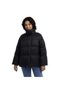 Daunenjacke Jack Wolfskin "ICY HILL JKT W RDS", Damen, Gr. XL, schwarz, Obermaterial: 100% Polyamid. Futter: 100% Polyester. Wattierung: 90% Entendaune, 10% Federn, normal, Jacken Daunenjacke, mit Entendaunen-Isolierung, Dropped-Shoulder-Schnitt