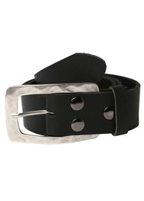 Koppelg&uuml;rtel RETTUNGSRING G&Uuml;RTEL, Damen, Gr. 110, schwarz, B&uuml;ffelleder, unifarben, G&uuml;rtel Koppelg&uuml;rtel