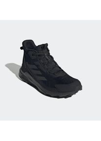 Wanderschuh adidas terrex "TERREX ANYLANDER MID", Herren, Gr. 42, schwarz (core schwarz, core schwarz, grau four), Textil, Schuhe Wanderschuh