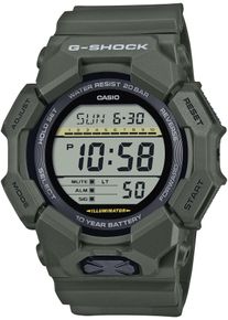 Chronograph Casio G-SHOCK, gr&uuml;n (olivgr&uuml;n, schwarz), Armbanduhren, Damen, Chronograph, Quarzuhr, Armbanduhr,Herrenuhr, digital, autom. Kalender, Resinarmband