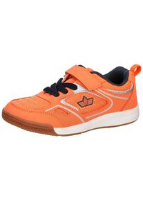 Hallenschuh Lico "Sportschuh Racine VS", M&auml;dchen, Gr. 39, orange, Synthetik, Schuhe Hallenschuh