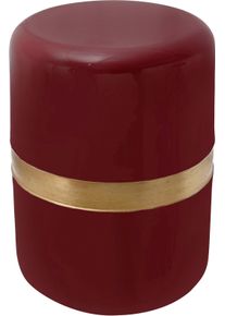 Beistelltisch Kayoom "Art Deco 475, Abstelltisch aus Metall,funktional und stabil", lila (pflaume, gold, pink), B:36cm H:47cm T:36cm, 100% Eisen, Tische, Beistelltisch, Dekorativ, glanzvolle Lackierung, stilvolles Design