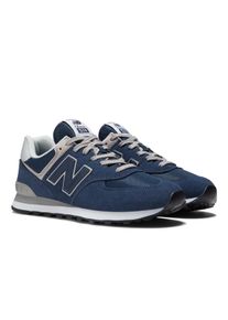 Sneaker New Balance "ML574 Core", Herren, Gr. 47,5, blau (dunkelblau, grau), Leder, Textil, Schuhe Sneaker