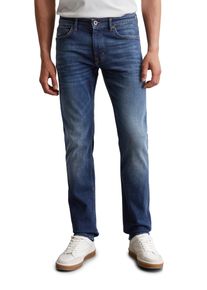 Marc O'Polo Stretch-Jeans MARC O'POLO "SJ&Ouml;BO", Herren, Gr. 33, L&auml;nge 32, blau (authentic dunkelblau), Denim/Jeans, Obermaterial: 98% Baumwolle, 1% Elasthan, 1% sonstige Fasern, Jeans Stretch-Jeans