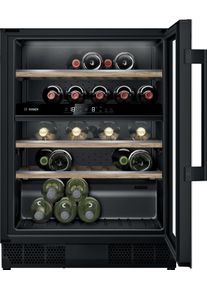 Bosch Weink&uuml;hlschrank "KUW21AHG0", Energieeffizienz: G, schwarz, B:59,8cm H:81,8cm T:58,4cm, Weink&uuml;hlschr&auml;nke, Weink&uuml;hlschrank