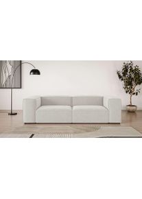 Big-Sofa OTTO HOME "HAILY Modularsofa, Verl&auml;ssliche Qualit&auml;t, Sitztiefe 70 cm", beige (creme), B:260cm H:72cm T:100cm, 100% Polyester, Sofas, Big-Sofa, als Modul oder separat verwendbar, f&uuml;r individuelle Zusammenstellung