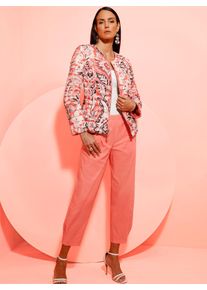CR&Eacute;ATION L Webhose CREATION L, Damen, Gr. 19, Normalgr&ouml;&szlig;en, koralle, 65% Baumwolle, 31% Polyamid, 4% Elasthan, unifarben, Hosen Webhose
