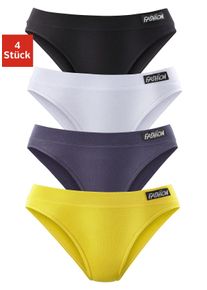 Jazz-Pants Slips Petite Fleur, Damen, Gr. 48, bunt (gelb, blau, wei&szlig;, schwarz), Single Jersey, Obermaterial: 95% Baumwolle, 5% Elasthan, unifarben, bequem, Unterhosen Jazz-Pants Slips, aus elastischer Baumwolle, Topseller