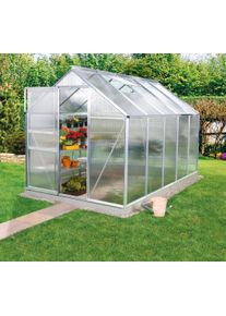 Gew&auml;chshaus Vitavia "Venus 3800", silber (silberfarben), B:192cm T:192cm, Gew&auml;chsh&auml;user, Gew&auml;chshaus