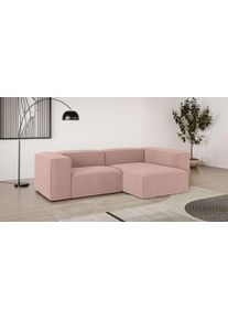 Ecksofa OTTO HOME "HAILY L-Form links/rechts, Modularsofa, Sitztiefe 70/130 cm", rot (coral), B:260cm H:72cm T:160cm, 100% Polyester, Sofas, Ecksofa, als Modul oder separat verwendbar, f&uuml;r individuelle Zusammenstellung
